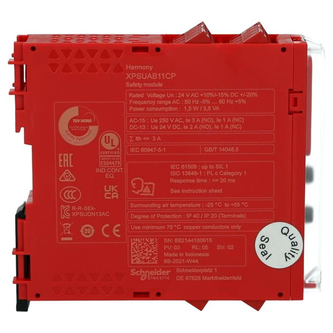 Реле безпеки Schneider Electric Harmony XPSUAB11CP