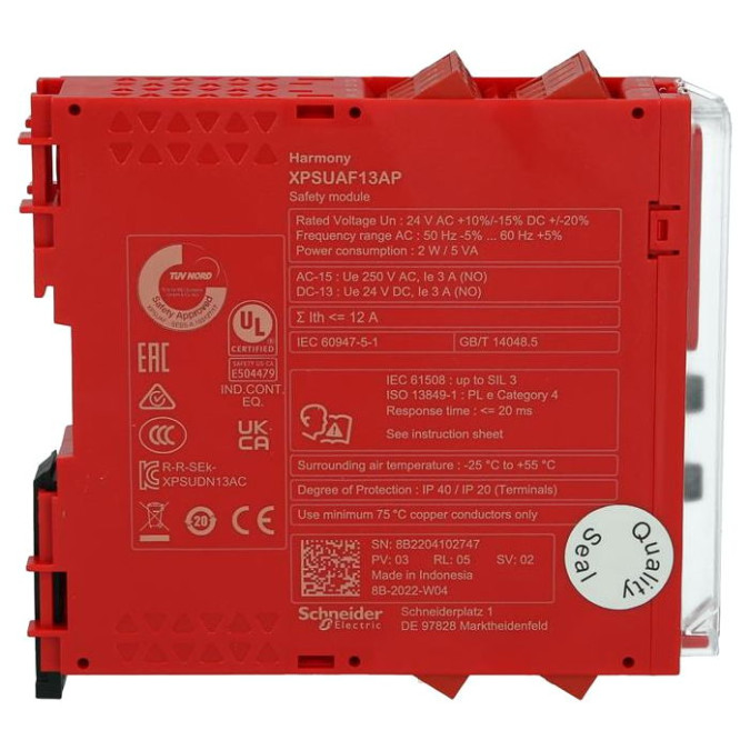 Реле безпеки Schneider Electric Harmony XPSUAF13AP