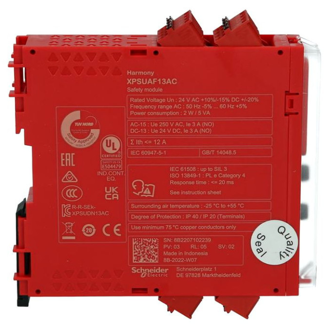 Реле безпеки Schneider Electric Harmony XPSUAF13AC