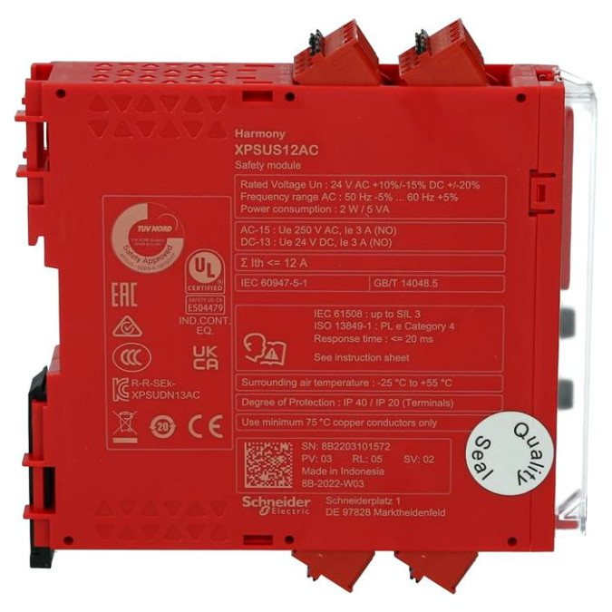 Реле безпеки Schneider Electric Harmony XPSUS12AC