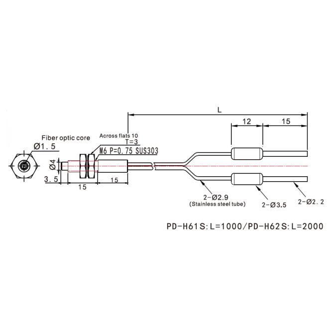Оптоволоконний кабель Akusense PD-H61S