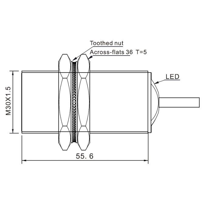 Індуктивний датчик Akusense TLF30-16PC