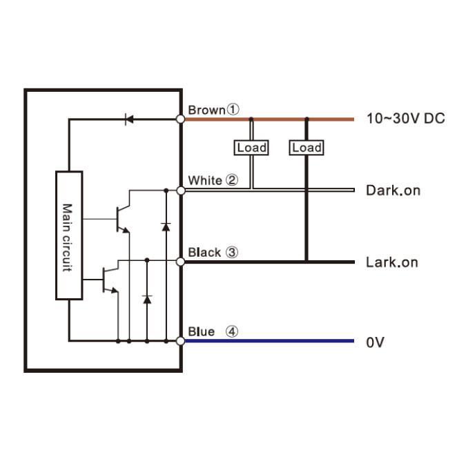 Оптичний датчик Akusense PXM18-D10N