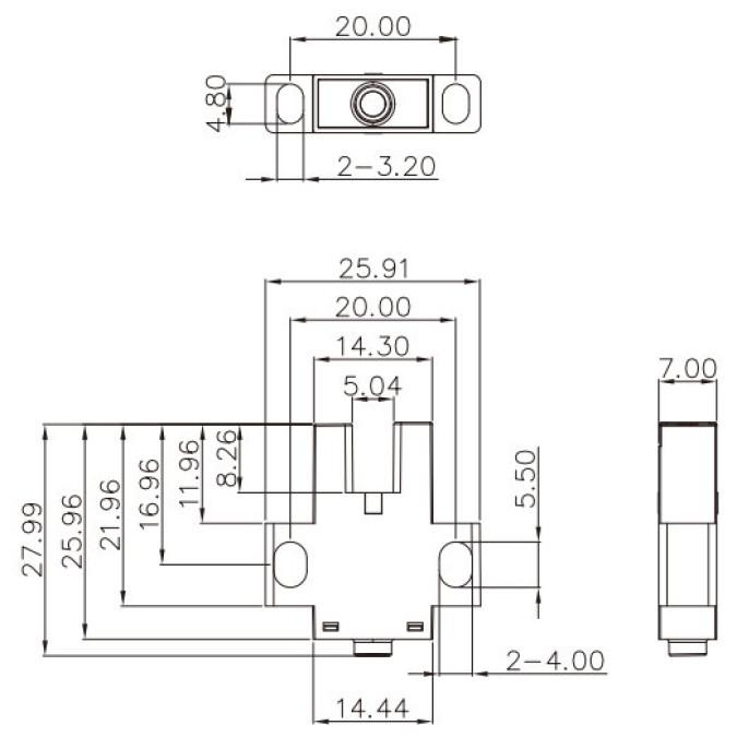 Щілинний датчик Akusense SK-306P-W