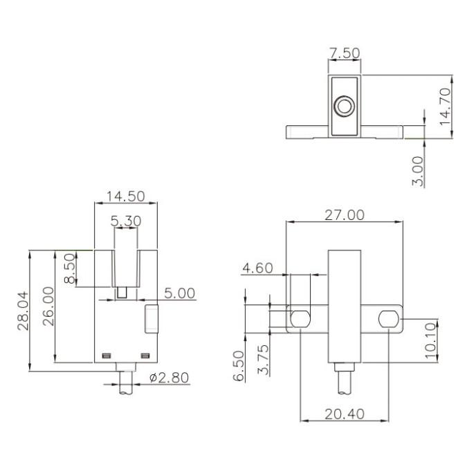 Щілинний датчик Akusense SR-304P-KW
