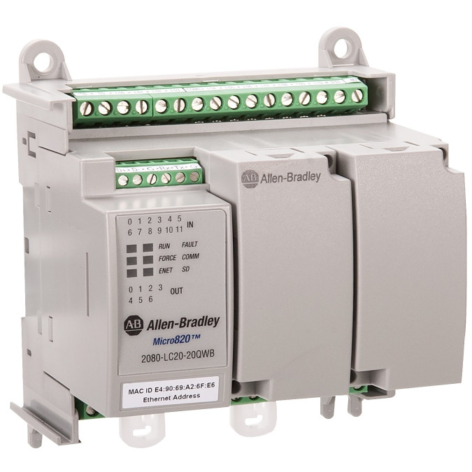 Контролер Allen Bradley 2080-LC20-20AWBR