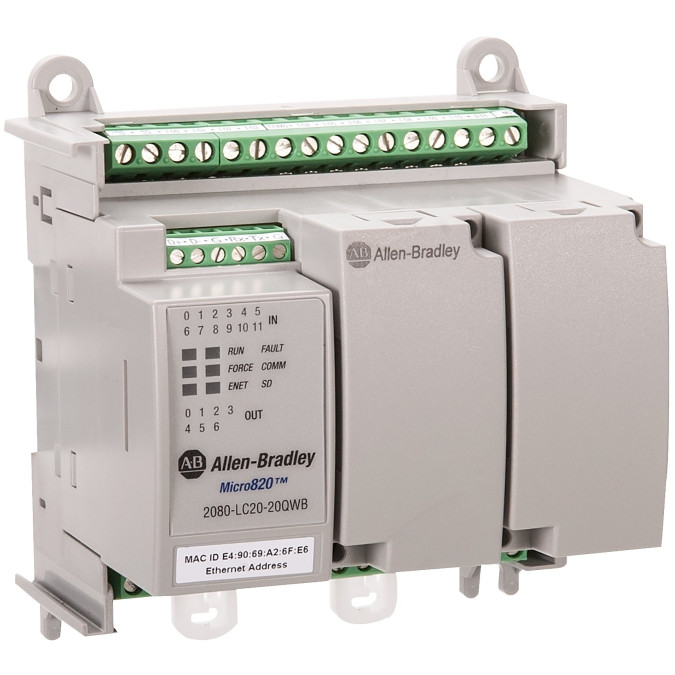 Контролер Allen Bradley 2080-LC20-20QWBR