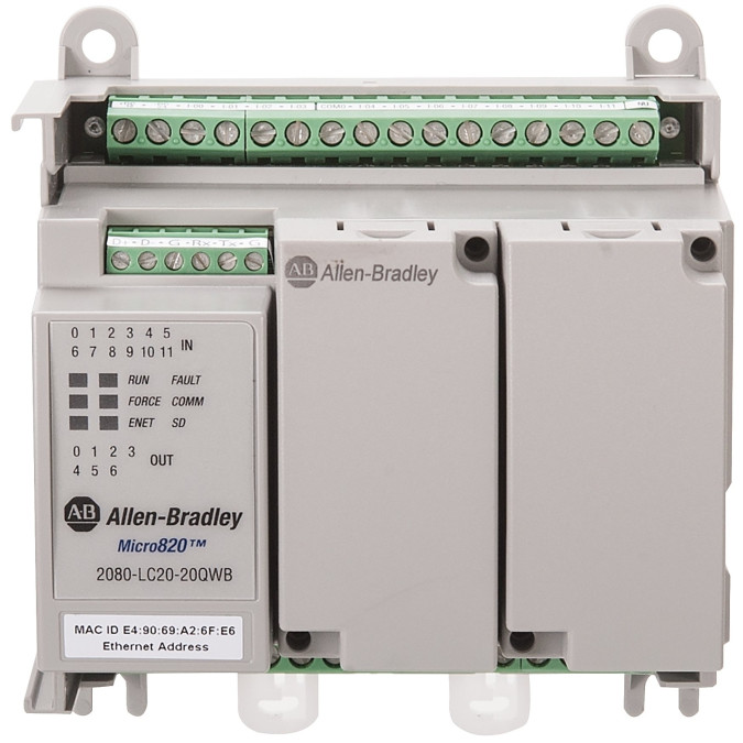 Контролер Allen Bradley 2080-LC20-20QWBR