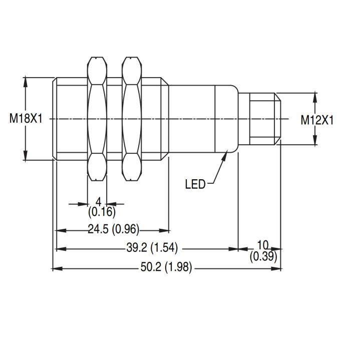 Ультразвуковий датчик Allen Bradley 873M-D18PO300-D4
