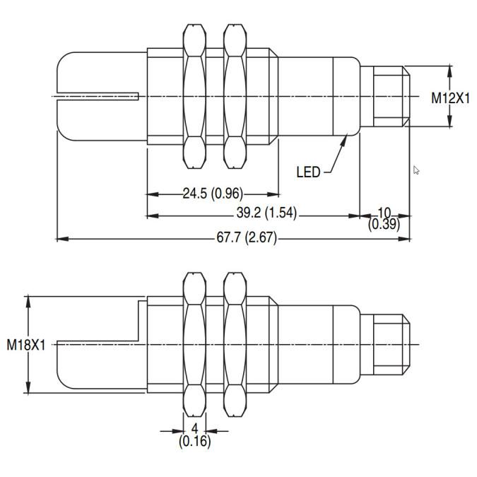 Ультразвуковий датчик Allen Bradley 873M-D18RAI800-D4