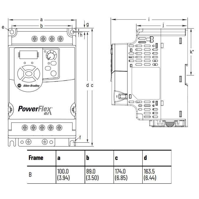 Частотний перетворювач Allen Bradley 22F-B017N103