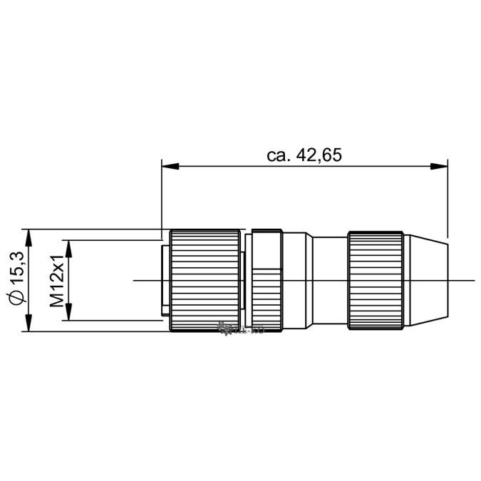 Роз'єм для датчиків Balluff BCC02H8 (BKS-S107-RT14)