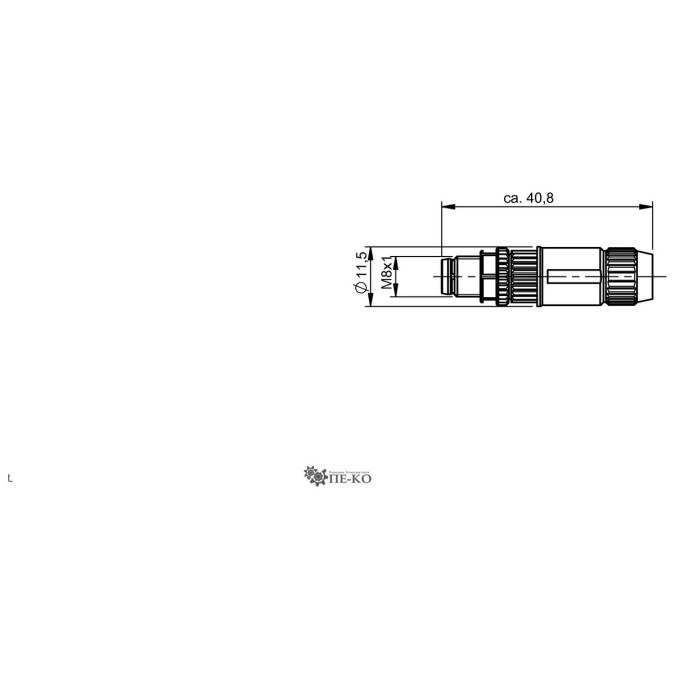 Роз'єм для датчиків Balluff BCC02HE (BKS-S113-RT13)