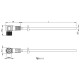 Кабель для датчиків Balluff BCC02R4 (BCC M324-0000-10-014-VS8434-100)