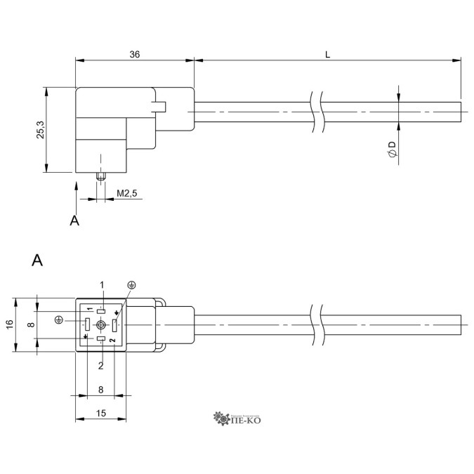 Кабель для датчиків Balluff BCC04N8 (BCC VC04-0000-10-054-VX8350-020)