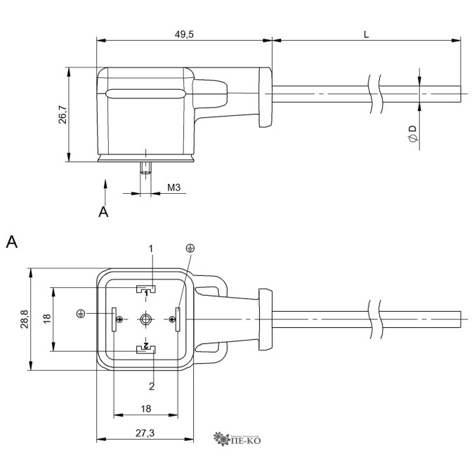 Кабель для датчиків Balluff BCC04W3 (BCC VA04-0000-10-053-VX8350-020)