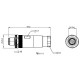 Роз'єм для датчиків Balluff BCC06EY (BCC M435-0000-2A-000-51X575-000)