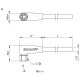 Кабель для датчиків Balluff BCC06WF (BCC S324-0000-10-003-PX8434-100-C002)