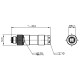 Роз'єм для датчиків Balluff BCC06YZ (BCC M333-0000-20-000-34X325-000)