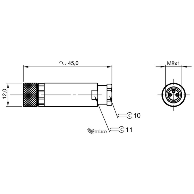 Роз'єм для датчиків Balluff BCC06Z1 (BCC M333-0000-10-000-31X350-000)