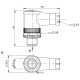 Роз'єм для датчиків Balluff BCC06ZK (BCC M445-0000-2A-000-41X575-000)