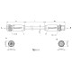 Кабель для датчиків Balluff BCC088F (BCC M41C-M41C-3A-325-PX0C25-010)