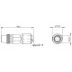 Роз'єм для датчиків Balluff BCC08C0 (BCC M434-0000-2A-000-43X434-000)