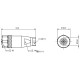 Роз'єм для датчиків Balluff BCC097P (BCC S435-0000-1A-000-41X575-000)