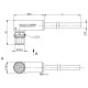 Кабель для датчиків Balluff BCC09M5 (BCC M42C-0000-2A-049-PX0C25-050)