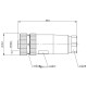 Роз'єм для датчиків Balluff BCC0A03 (BCC M438-0000-1A-000-51X850-000)