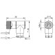 Роз'єм для датчиків Balluff BCC0F9U (BCC M344-0000-10-000-34X425-000)