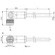 Кабель для датчиків Balluff BCC0FZH (BCC M425-0000-1B-031-PS72N1-050-C009)