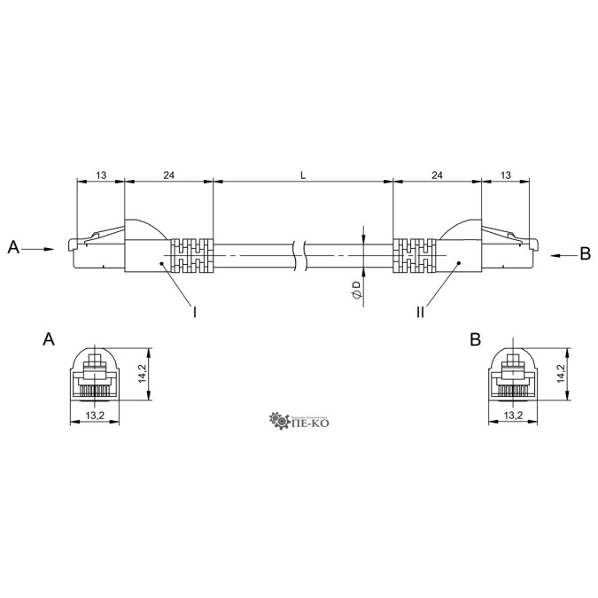 Кабель для датчиків Balluff BCC0HZE (BCC E818-E818-90-377-PS58N9-020)