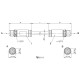 Кабель для датчиків Balluff BCC0HZP (BCC M418-M418-6X-378-PS58N9-020)