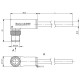 Кабель для датчиків Balluff BCC0JFY (BCC M424-0000-2D-032-PS54N2-030)