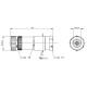 Роз'єм для датчиків Balluff BCC0K85 (BCC M434-0000-1S-000-61X4A5-000)
