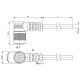 Кабель для датчиків Balluff BCC0L2C (BCC S528-0000-1Y-133-PS0825-100)