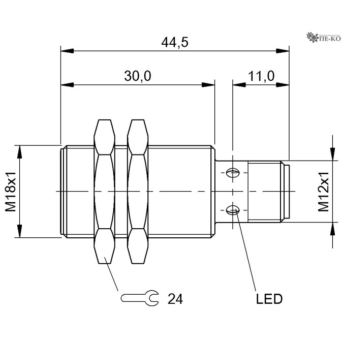 Індуктивний датчик Balluff BAW M18ME-ICC50B-S04G (BAW001U)