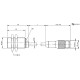 Індуктивний датчик Balluff BAW M18ME-UAC50B-BP01,5-GS04 (BAW0021)