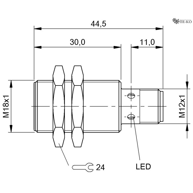 Індуктивний датчик Balluff BAW M18ME-UAE50B-S04G-K (BAW0026)