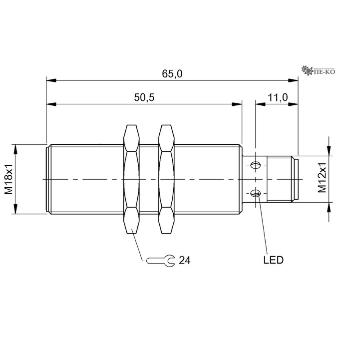 Індуктивний датчик Balluff BAW M18MI-BLC50B-S04G (BAW002F)