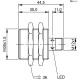 Індуктивний датчик Balluff BAW M30ME-UAC10B-S04G (BAW002W)
