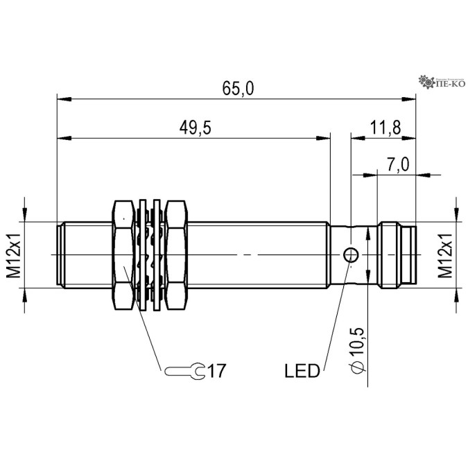 Індуктивний датчик Balluff BAW M12MI-IAC35C-S04G (BAW004P)