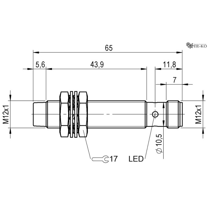 Індуктивний датчик Balluff BAW M12MH-BLC70G-S04G (BAW0056)