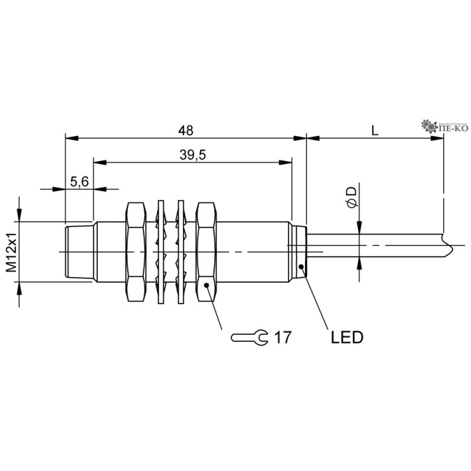 Індуктивний датчик Balluff BAW M12MG-ICC70G-BP02 (BAW0067)