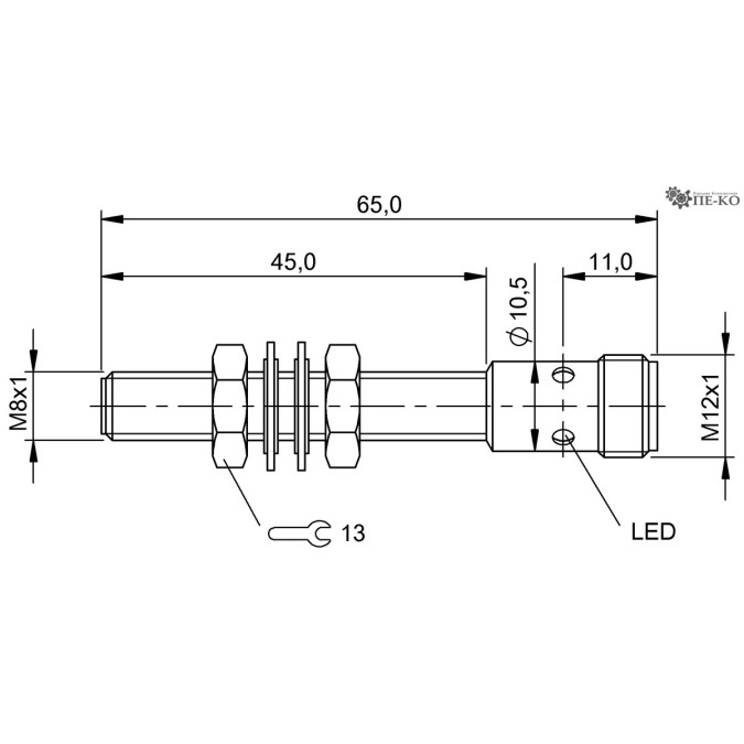 Індуктивний датчик Balluff BES M08MH1-PSC15B-S04G (BES0027)