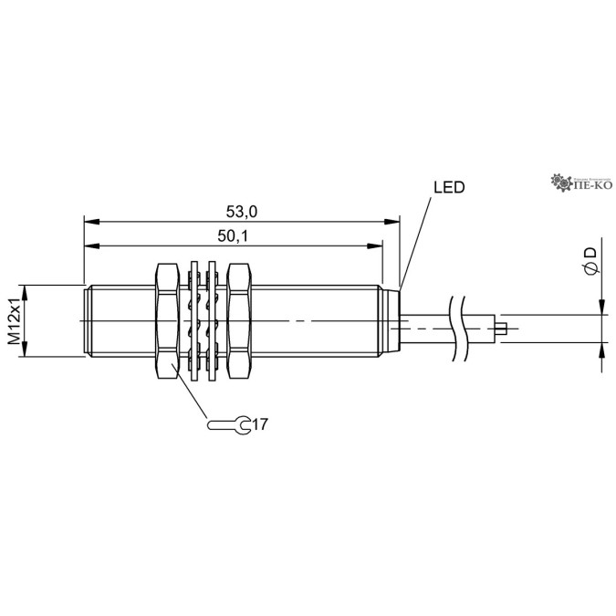 Індуктивний датчик Balluff BES M12MI-PSC20B-BV02 (BES005U)
