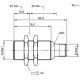 Індуктивний датчик Balluff BES M18MF-USC70B-S04K (BES006A)