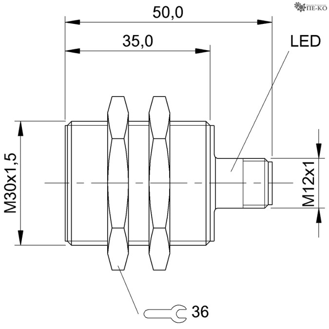 Індуктивний датчик Balluff BES M30MF-USC15B-S04K (BES0094)