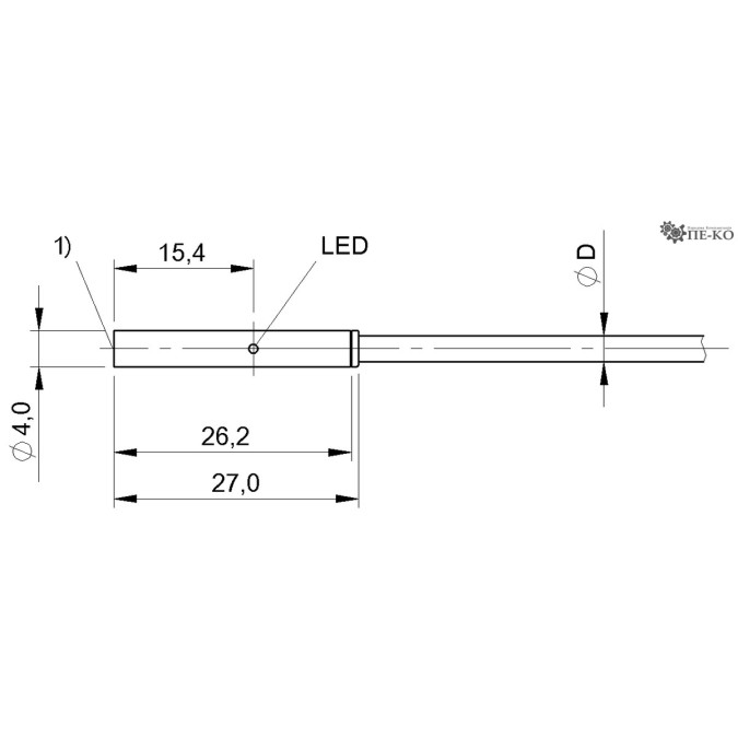 Індуктивний датчик Balluff BES 516-3008-G-E4-C-PU-02 (BES00JW)